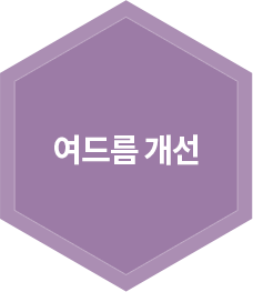 여드름 개선